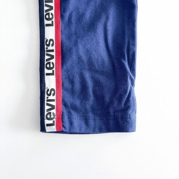 Levi's Kids Girls Logo Side Stripe Stretch Pull-On Legging Blue Size 12-13 - Picture 5 of 10
